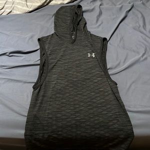 Sleeveless under armor hoodie